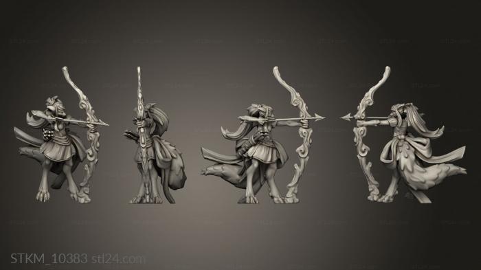 Figurines heroes, monsters and demons (Heaven Hath Pale Huntress, STKM_10383) 3D models for cnc