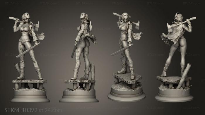 Figurines heroes, monsters and demons (JASO Nth Girl, STKM_10392) 3D models for cnc