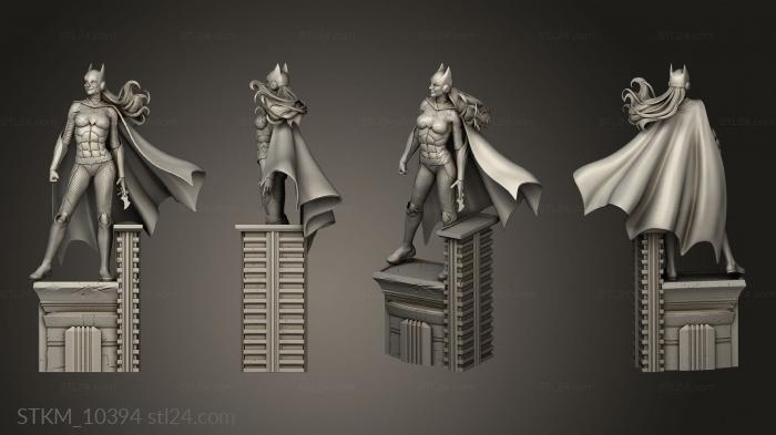 Figurines heroes, monsters and demons (Batgirl Batgirl, STKM_10394) 3D models for cnc