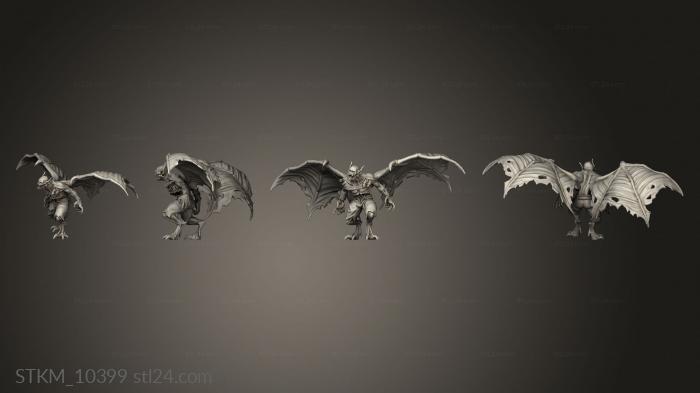 Figurines heroes, monsters and demons (Сardal Wings Death Cardal, STKM_10399) 3D models for cnc
