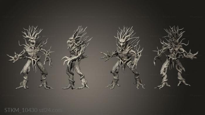 Figurines heroes, monsters and demons (Corrupted Treant Huge, STKM_10430) 3D models for cnc