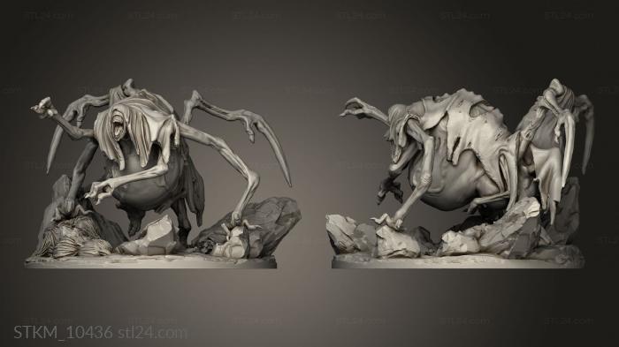 Figurines heroes, monsters and demons (The Swollen, STKM_10436) 3D models for cnc