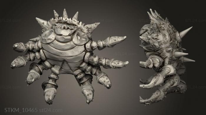 Figurines heroes, monsters and demons (Undead Pirates Beast, STKM_10465) 3D models for cnc