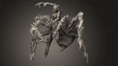 Figurines heroes, monsters and demons (Deadly Encounters Chapter Arachnis Female, STKM_10472) 3D models for cnc