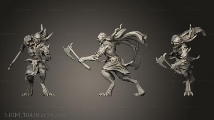 Figurines heroes, monsters and demons (Fantasy Vamp Vampire, STKM_10478) 3D models for cnc