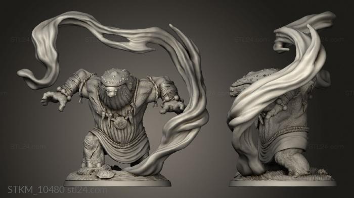 Figurines heroes, monsters and demons (Whale Lord, STKM_10480) 3D models for cnc