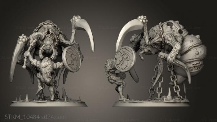 Figurines heroes, monsters and demons (Flying Plagues Flying Plague, STKM_10484) 3D models for cnc