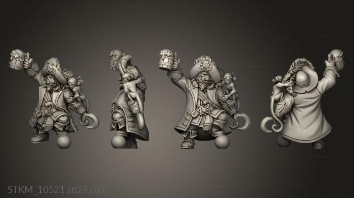 Figurines heroes, monsters and demons (Madoff One Eye Beer, STKM_10521) 3D models for cnc