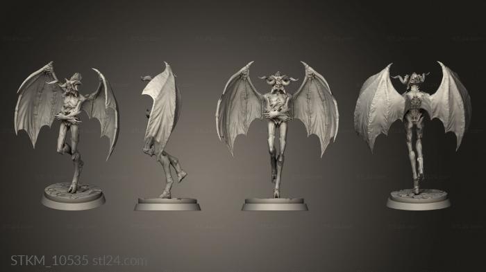 Figurines heroes, monsters and demons (Sons Nightmare Koszmar, STKM_10535) 3D models for cnc