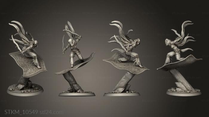 Figurines heroes, monsters and demons (Black Rose The Killer, STKM_10549) 3D models for cnc