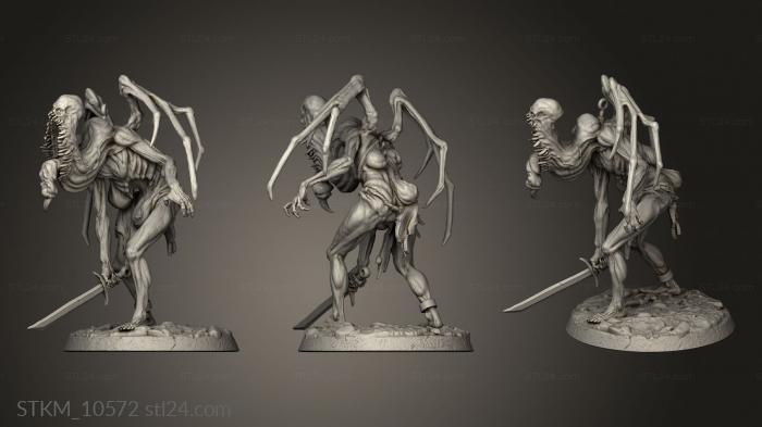 Figurines heroes, monsters and demons (Bloodfiends, STKM_10572) 3D models for cnc