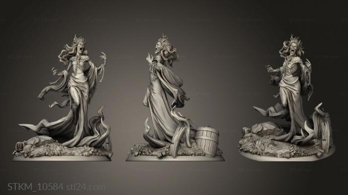 Figurines heroes, monsters and demons (Banshee and, STKM_10584) 3D models for cnc