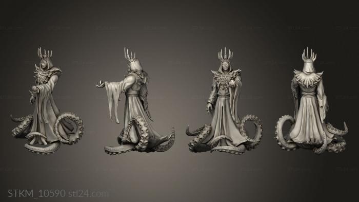 Figurines heroes, monsters and demons (Sons Midnight Hastur King in Yellow, STKM_10590) 3D models for cnc