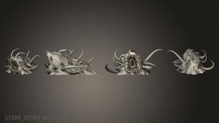 Figurines heroes, monsters and demons (Engrosser for big ears, STKM_10593) 3D models for cnc