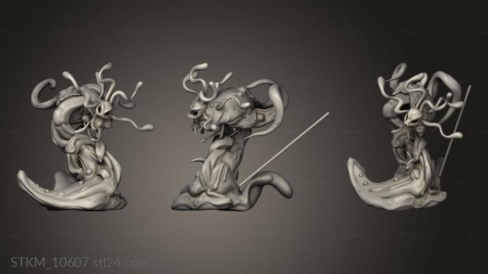 Figurines heroes, monsters and demons (Sons Midnight Form Spawn Screaming, STKM_10607) 3D models for cnc