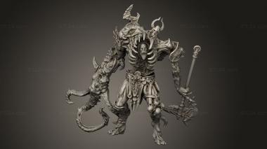 Figurines heroes, monsters and demons (Warrior Spawn WS, STKM_10612) 3D models for cnc