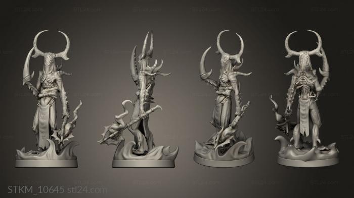 Figurines heroes, monsters and demons (The Dormant God Deceit Fiend, STKM_10645) 3D models for cnc