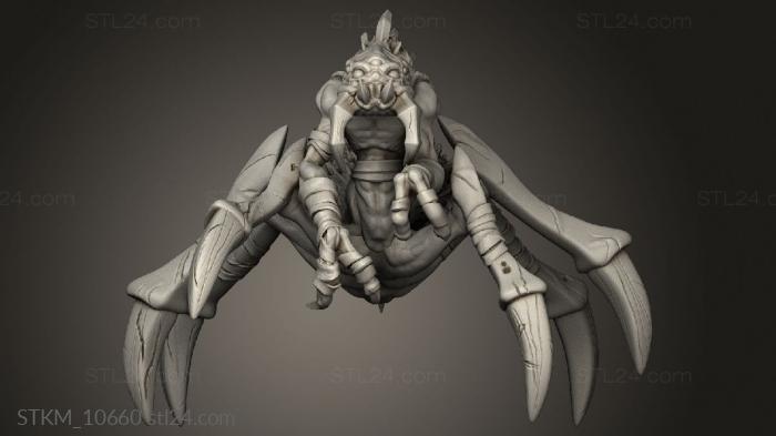 Figurines heroes, monsters and demons (Crypt Fiend, STKM_10660) 3D models for cnc