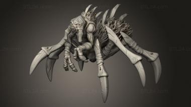 Figurines heroes, monsters and demons (Crypt Fiend, STKM_10660) 3D models for cnc