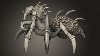 Figurines heroes, monsters and demons (Crypt Fiend, STKM_10660) 3D models for cnc