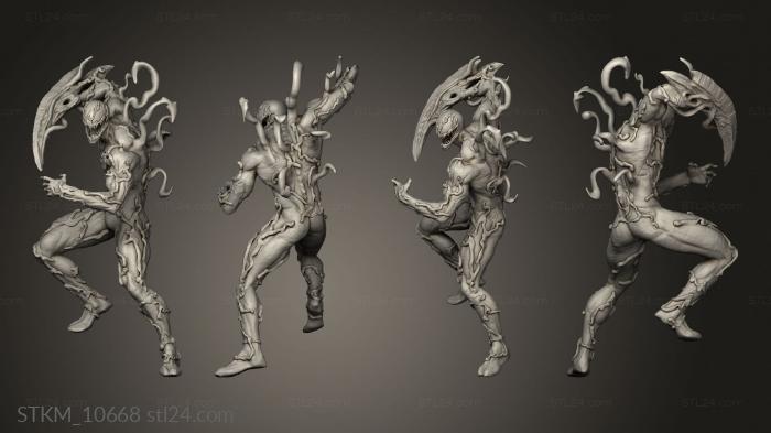 Figurines heroes, monsters and demons (Son space flubber on and carnage, STKM_10668) 3D models for cnc