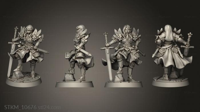 Figurines heroes, monsters and demons (Star Reach Elite Angeline wb, STKM_10676) 3D models for cnc