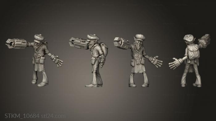 Figurines heroes, monsters and demons (Rune Runners Goblin Inventor, STKM_10684) 3D models for cnc