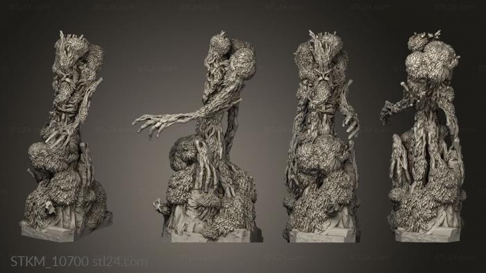 Figurines heroes, monsters and demons (TREANT, STKM_10700) 3D models for cnc