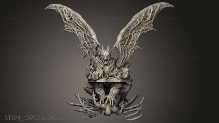 Figurines heroes, monsters and demons (Angel VENOM Spiderman Miles Morales SPIDEY MILES Ala, STKM_10702) 3D models for cnc
