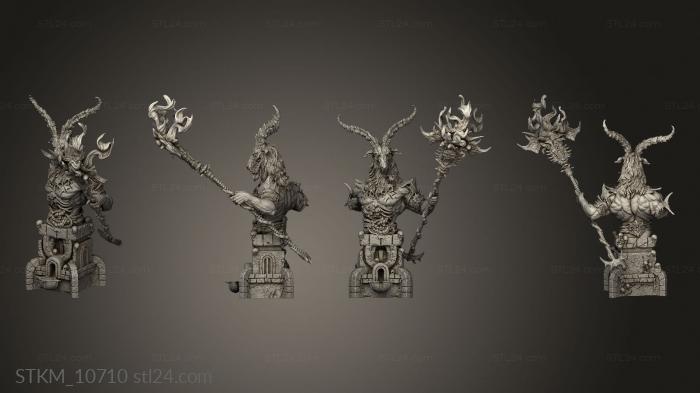 Figurines heroes, monsters and demons (Adramal, STKM_10710) 3D models for cnc
