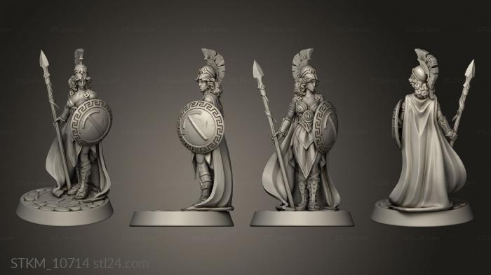 Figurines heroes, monsters and demons (Drunken War maiden, STKM_10714) 3D models for cnc