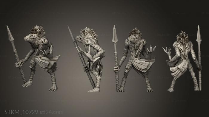 Figurines heroes, monsters and demons (erer, STKM_10729) 3D models for cnc