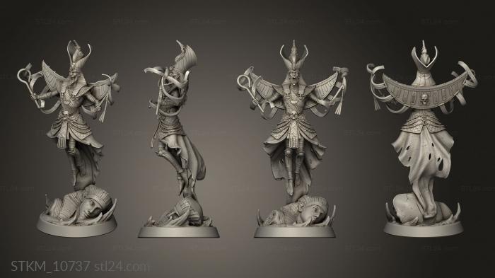 Figurines heroes, monsters and demons (Buried Tomb Mummy Lord, STKM_10737) 3D models for cnc