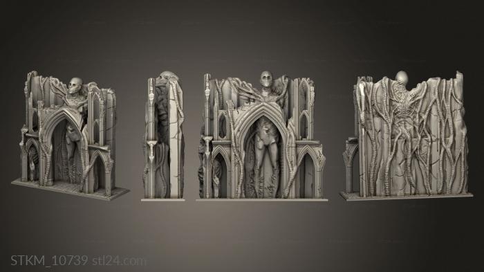 Figurines heroes, monsters and demons (Horrorscapes Architecture, STKM_10739) 3D models for cnc