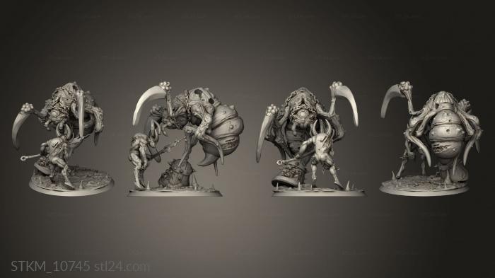 Figurines heroes, monsters and demons (Flying Plagues Flying Plague, STKM_10745) 3D models for cnc