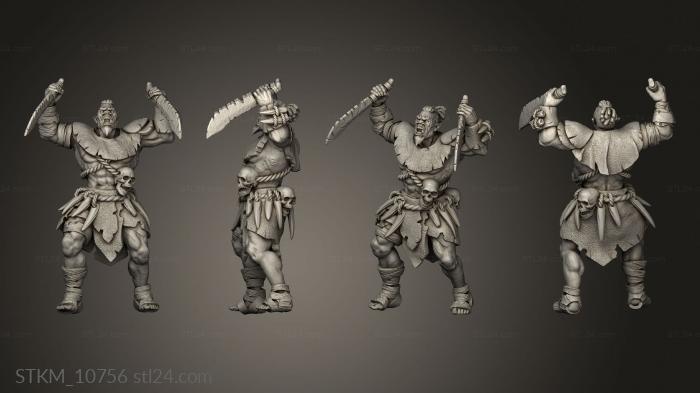 Figurines heroes, monsters and demons (Obsidian Cs suttung rc tribal rage, STKM_10756) 3D models for cnc