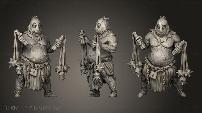 Figurines heroes, monsters and demons (February Priests Zealot, STKM_10758) 3D models for cnc