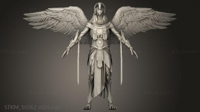 Figurines heroes, monsters and demons (horus concept, STKM_10762) 3D models for cnc