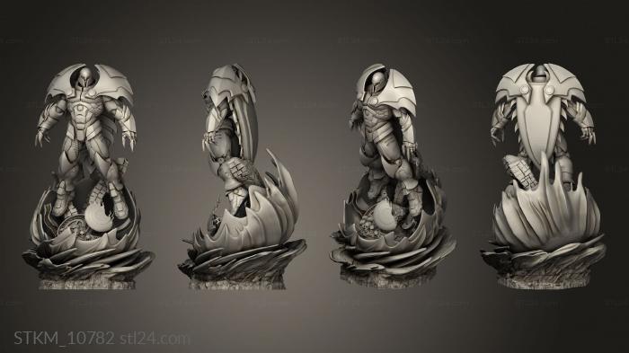 Figurines heroes, monsters and demons (Tonight, STKM_10782) 3D models for cnc