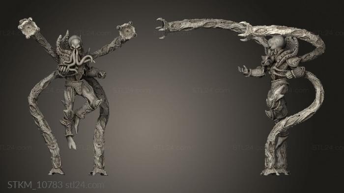 Figurines heroes, monsters and demons (Descent into Madness Encephalitis Shocktroopers Controller, STKM_10783) 3D models for cnc