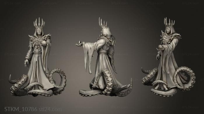 Figurines heroes, monsters and demons (Sons Midnight Hastur King in Yellow, STKM_10786) 3D models for cnc