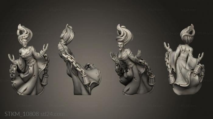 Figurines heroes, monsters and demons (Characters BANSHEE, STKM_10808) 3D models for cnc