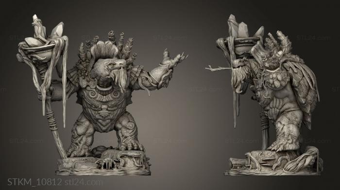 Figurines heroes, monsters and demons (Grief Harvest Coven Ru Kabak, STKM_10812) 3D models for cnc