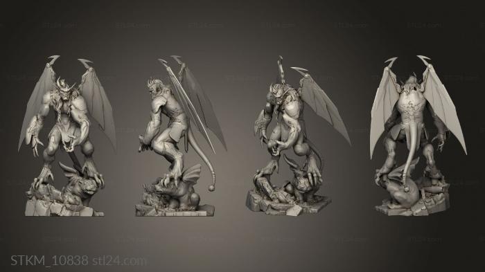 Figurines heroes, monsters and demons (COLDSTONE, STKM_10838) 3D models for cnc