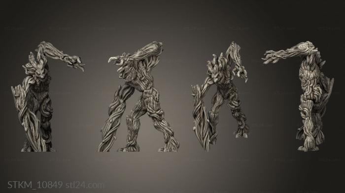 Figurines heroes, monsters and demons (Woodland Duncan Shadow, STKM_10849) 3D models for cnc