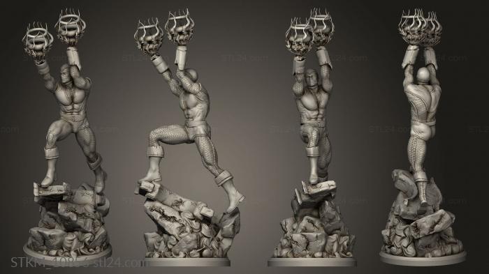 Figurines heroes, monsters and demons (Shocker, STKM_10856) 3D models for cnc