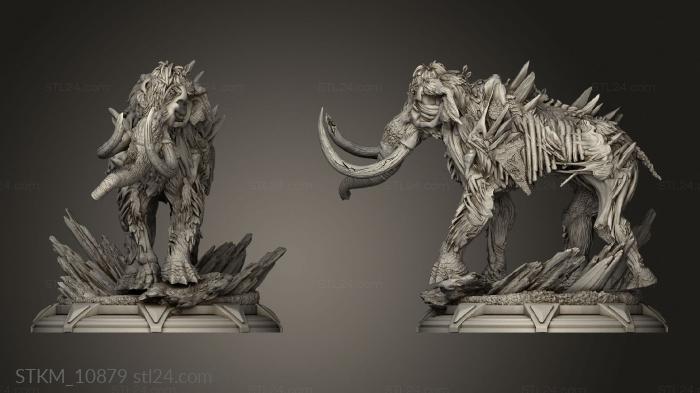 Figurines heroes, monsters and demons (The Thawing Dead Falling Moon Tjornin, STKM_10879) 3D models for cnc