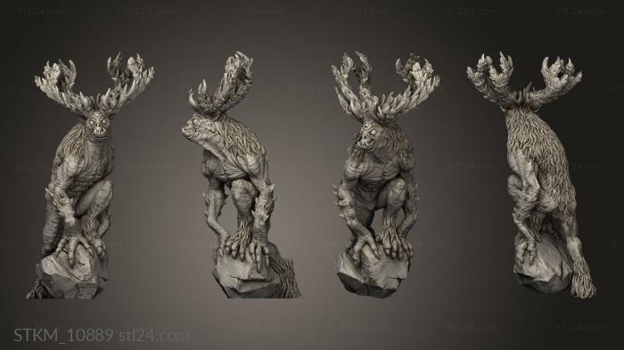 Figurines heroes, monsters and demons (Branchler Beast, STKM_10889) 3D models for cnc