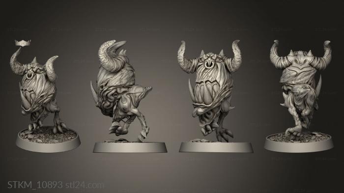 Figurines heroes, monsters and demons (Creature Squig, STKM_10893) 3D models for cnc