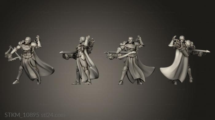 Figurines heroes, monsters and demons (Suncast Vestal Sacast, STKM_10895) 3D models for cnc